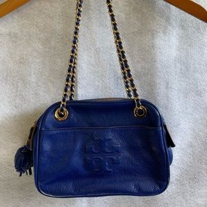 Blue crossbody Tory Burch bag